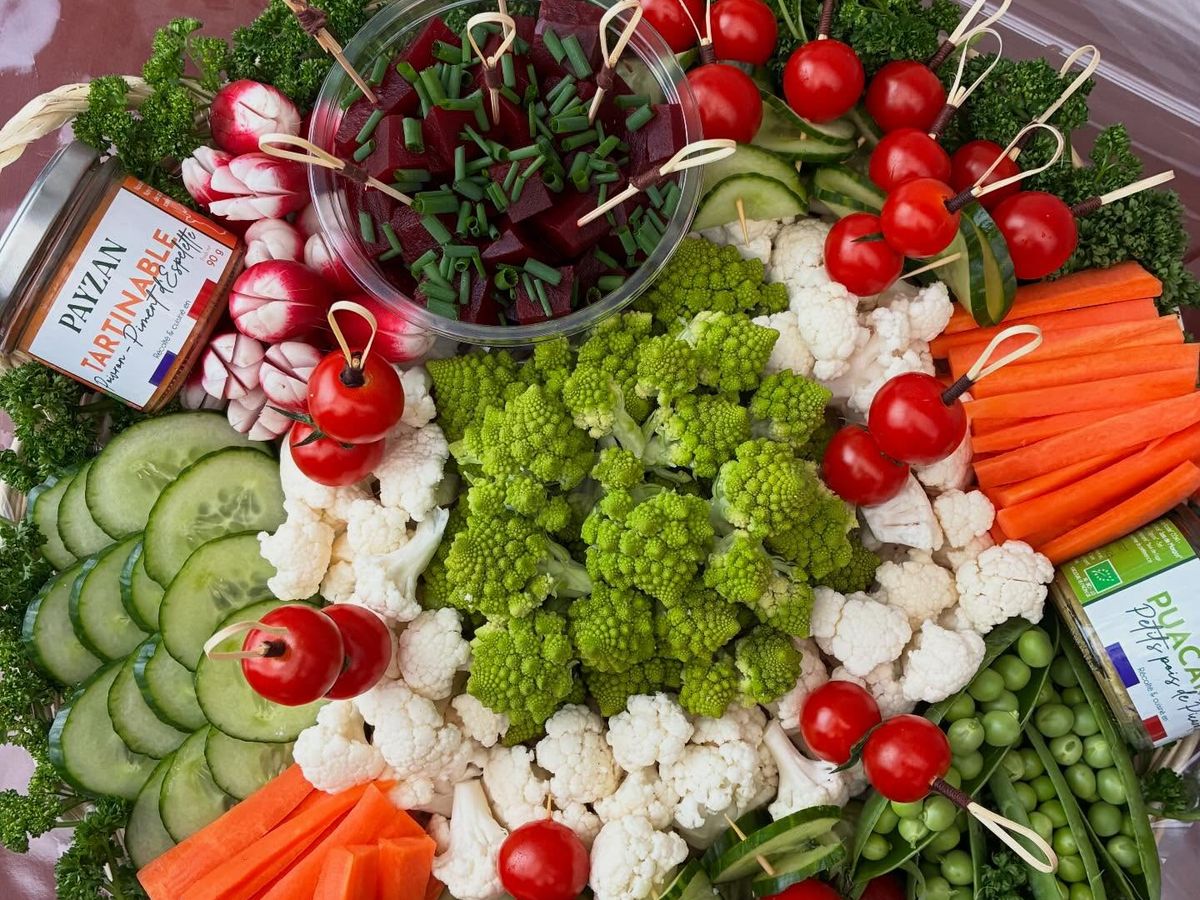 corbeille de légumes Parent primeurs lille