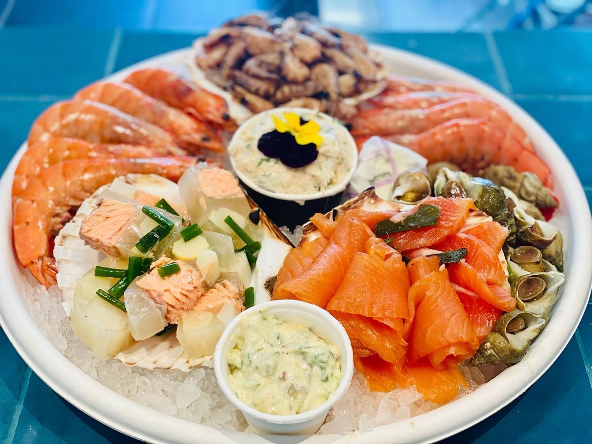Plateau de fruits de mer La Belle Mère poissonnerie Bondues