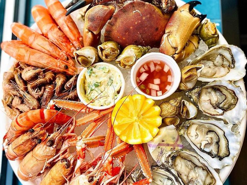 Plateau de fruits de mer de chez La Belle Mère à Bondues, Marcq et Croix