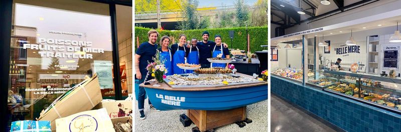Poissonnerie Traiteur La Belle Mère, les boutiques et l'équipe