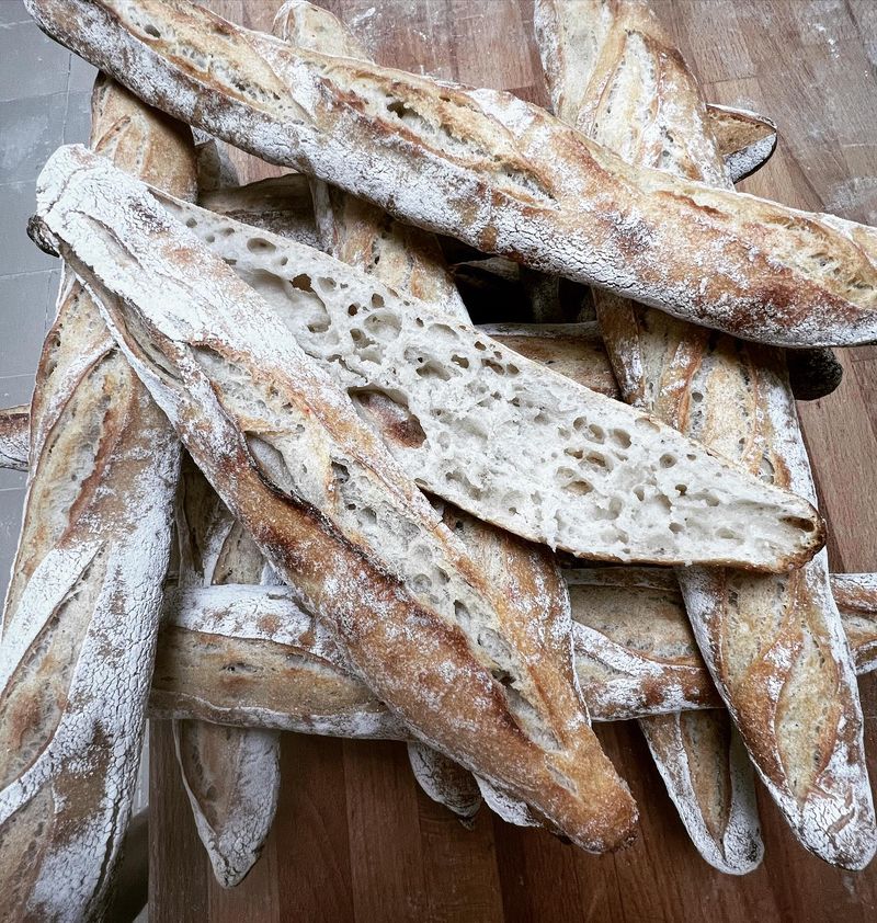 Baguette de la boulangerie Degruson dans le Vieux-Lille