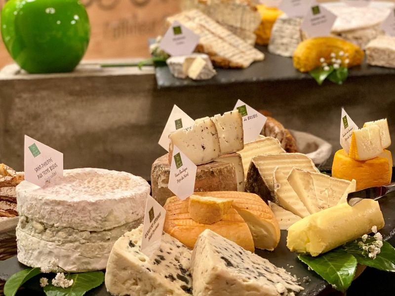 Choix de fromages chez philippe Olivier à Lille