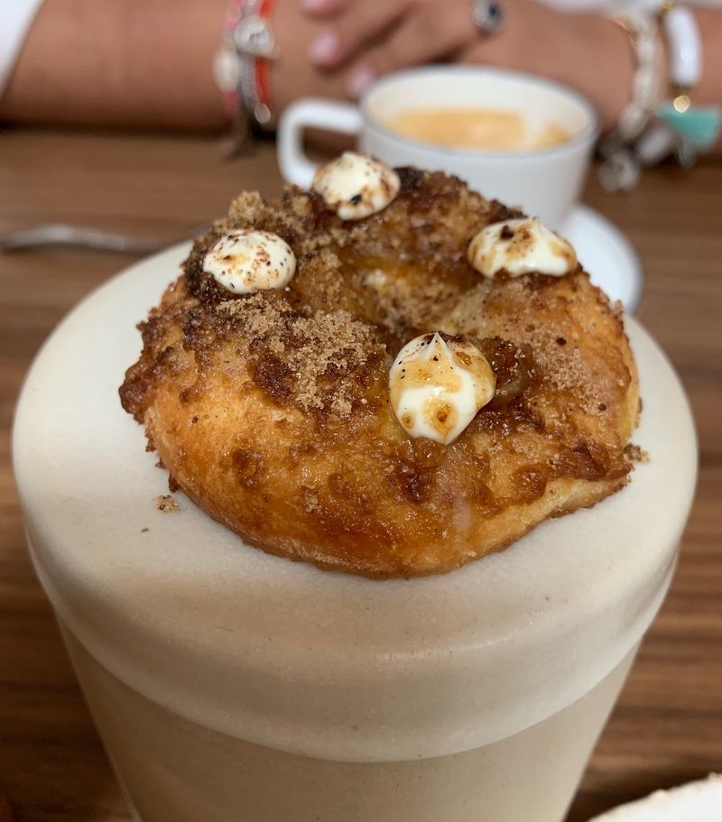 Photo : tarte au sucre du restaurant Rozo