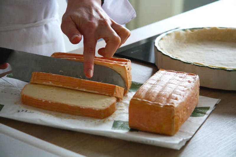 Photo Philippe Olivier : le maroilles en cuisine