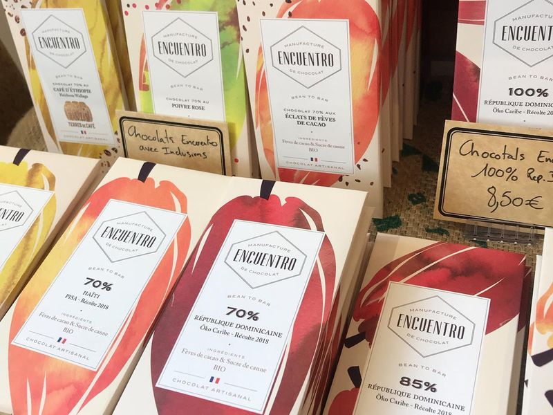 Tablettes de chocolat Bean to Bar de Chocolat Encuentro (Lille)
