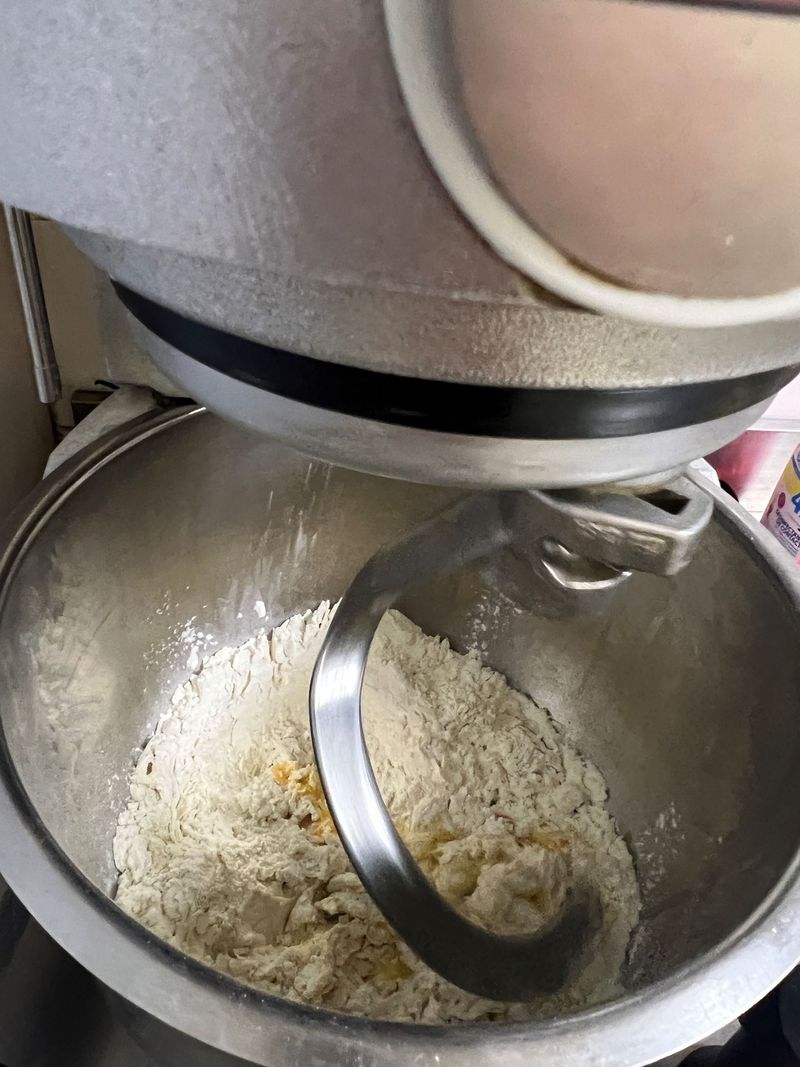 Photo Claire Decraene : avec le lait et l'oeuf