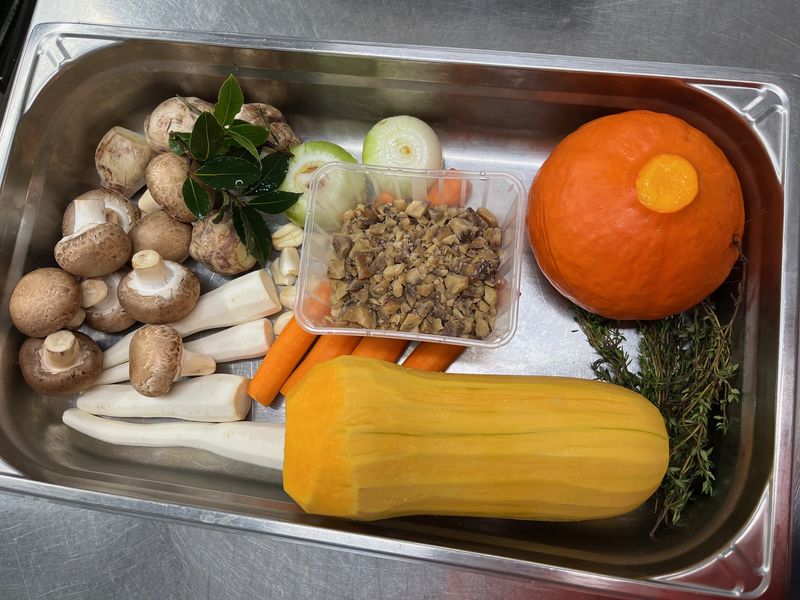Photo : légumes d'hiver et châtaignes
