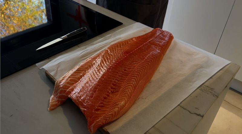 Photo : filet de saumon des îles Féroé