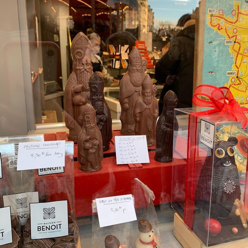 Saint Nicolas en chocolat à Lille