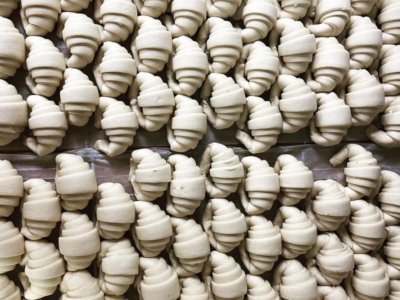 Croissants de la boulangerie Degruson dans le Vieux-Lille