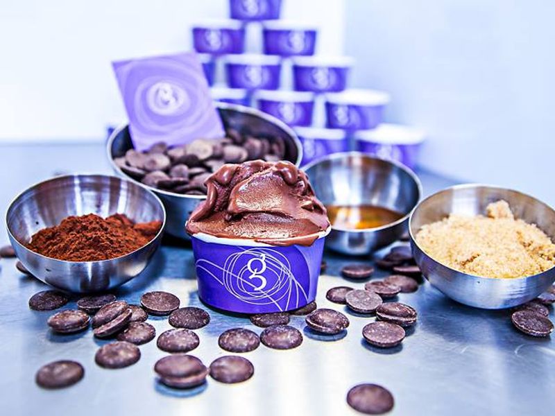 Sorbet au chocolat de chez Gelato &amp; Coffee à Lille