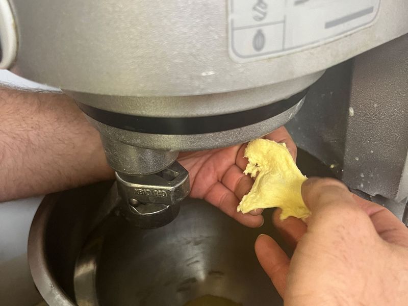 Photo Claire Decraene : pâte élastique 