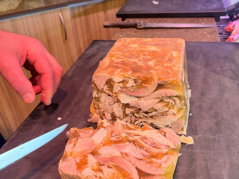 Photo Claire Decraene : le potjevleesch prêt à déguster