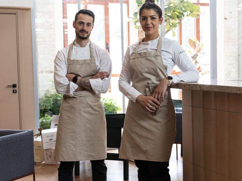 Camille Pailleau et Diego Delbecq du restaurant Rozó (Photo Yvan Moreau)