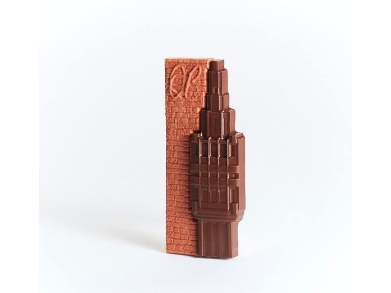 Le Beffroi de Lille en chocolat par Quentin Bailly Chocolatier-Pâtissier