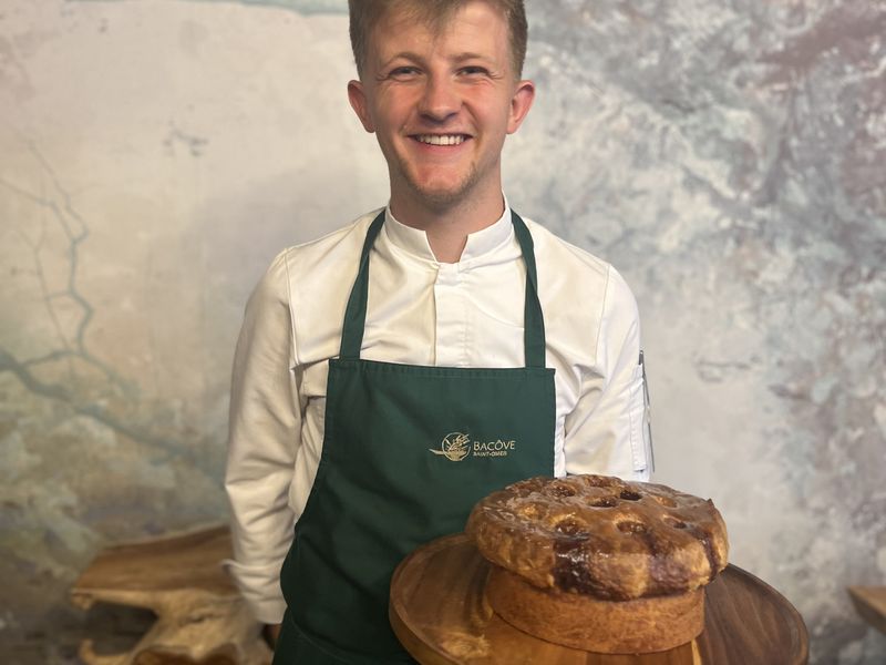 Photo Claire Decraene : la tarte prête à déguster
