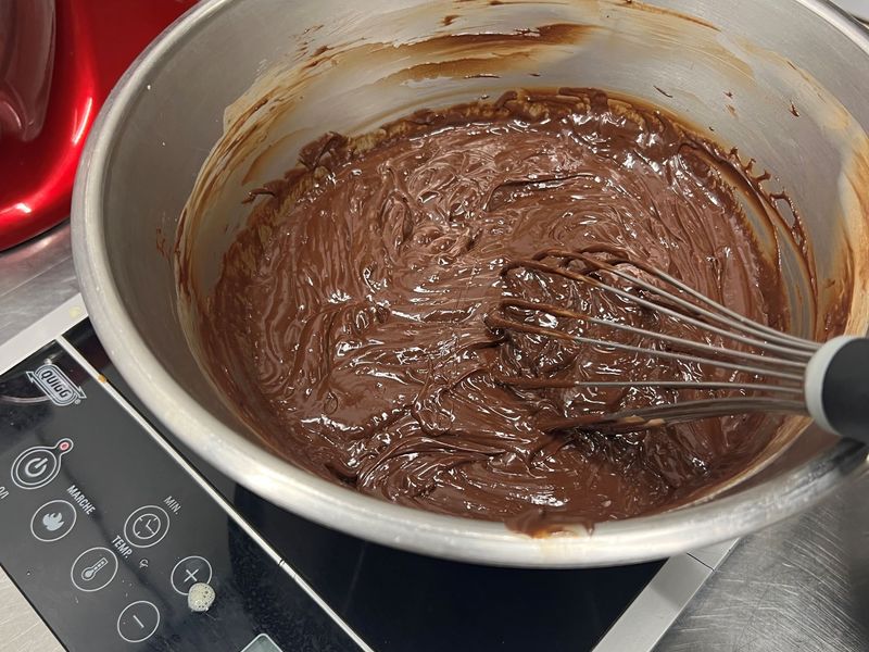 Photo Claire Decraene : ganache bien lisse