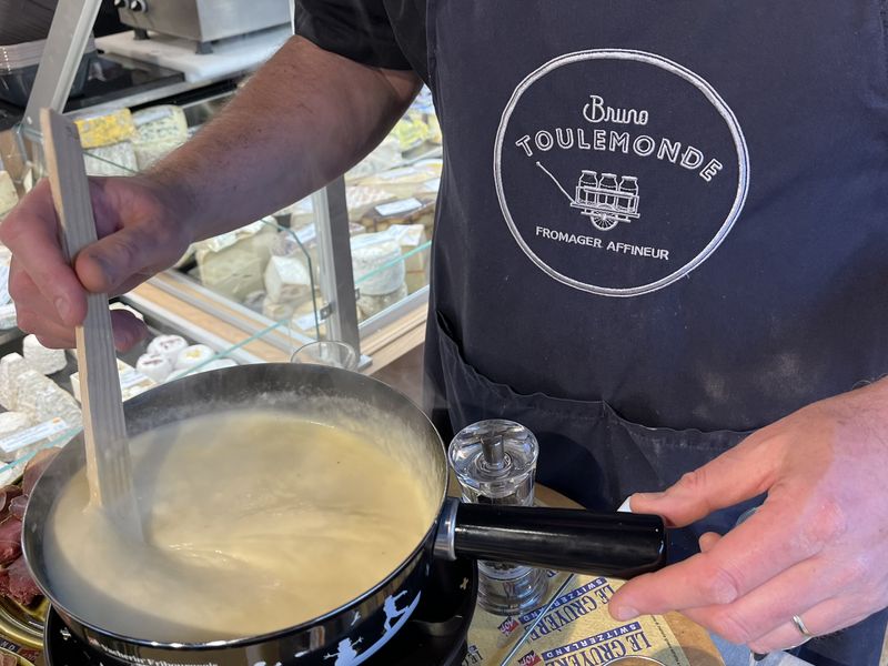 Photo : fondue franco-suisse