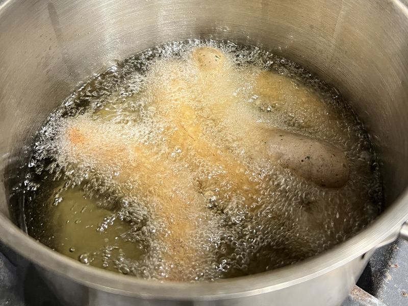Photo Claire Decraene : friture des fricadelles 
