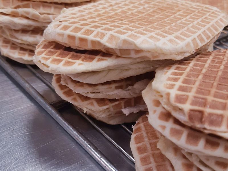Gaufres fourrées boulangerie pâtisserie Houcke à Hazebrouck