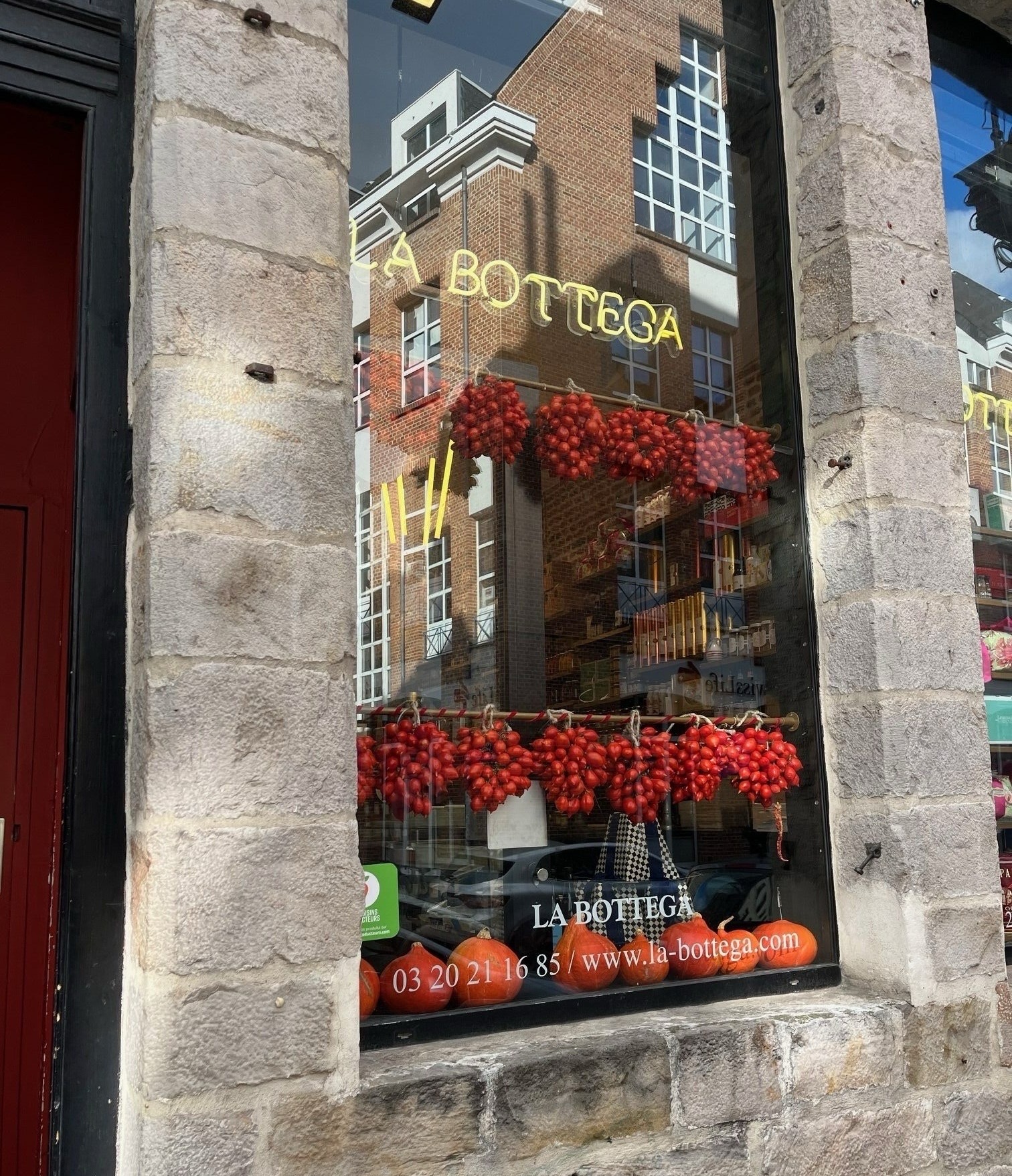 Façade la Bottega épicerie italienne à Lille
