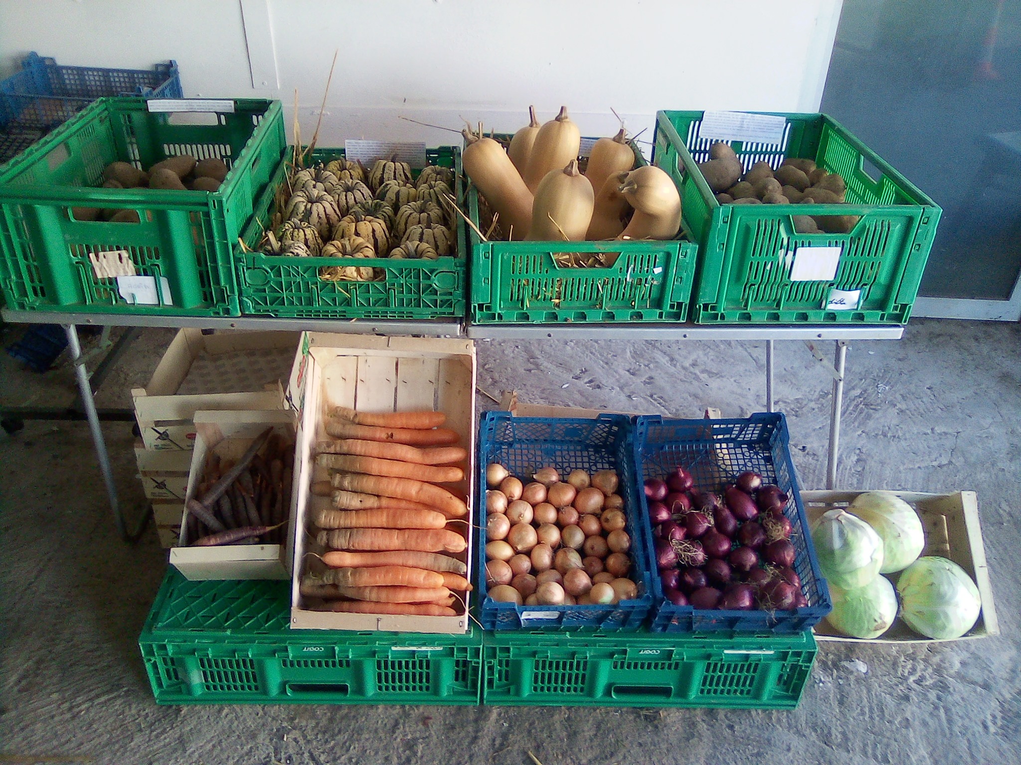 Ferme Rouzé légumes biologiques à Wambrechies magasin à la ferme