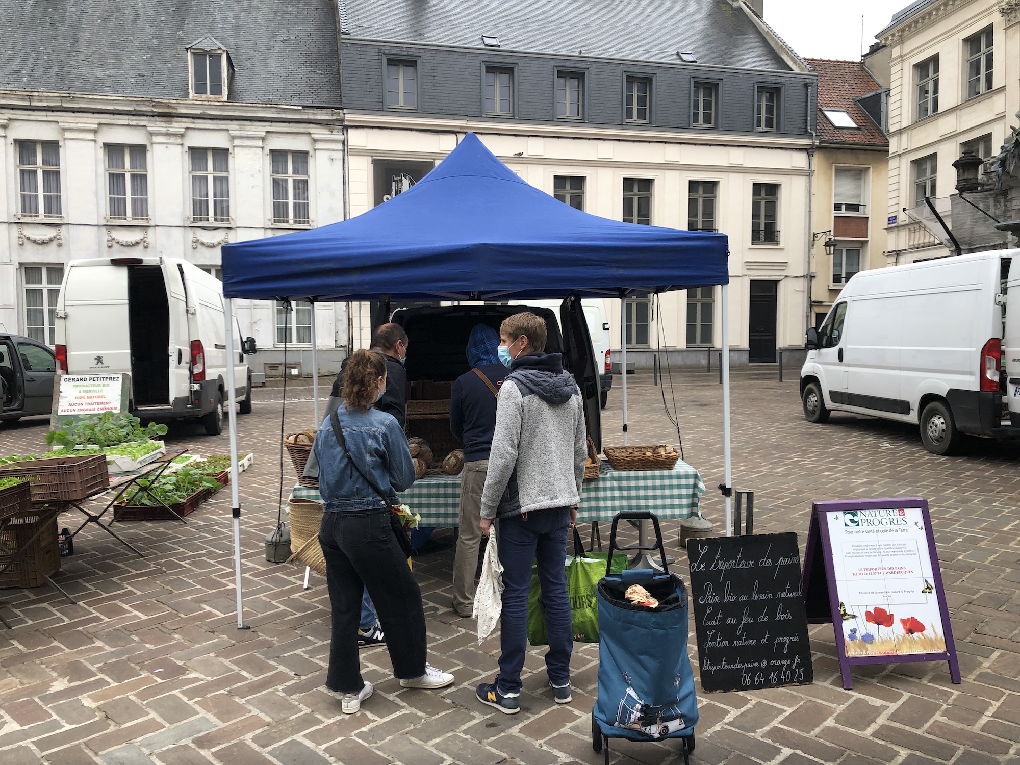 Le triporteur des pains