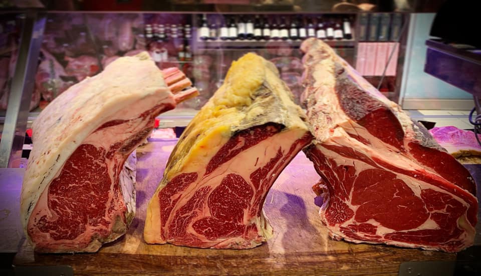 Boucherie Et ma boucherie à Boulogne, côtes de boeuf