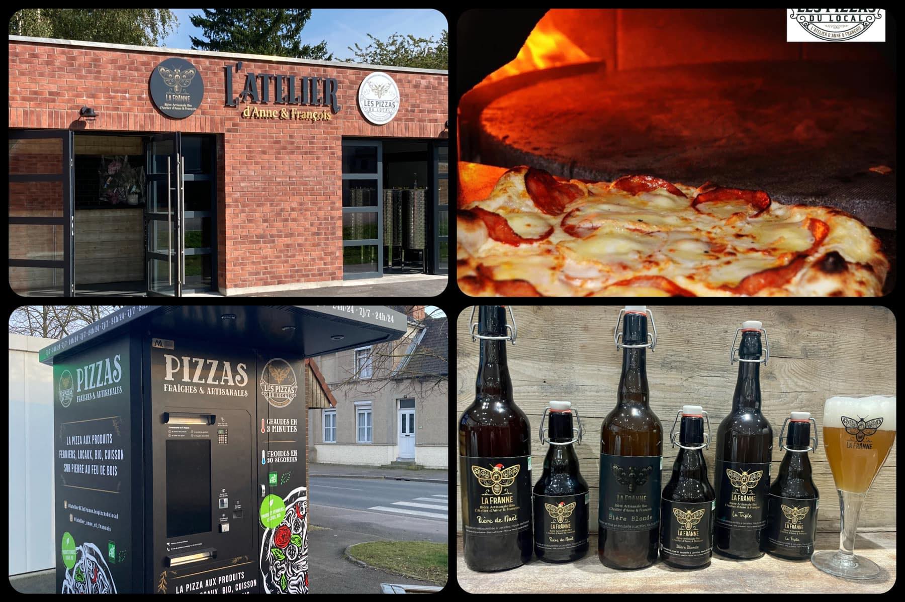 L'atelier d'Anne et François - Microbrasserie La FrAnne  - Les Pizzas du Local