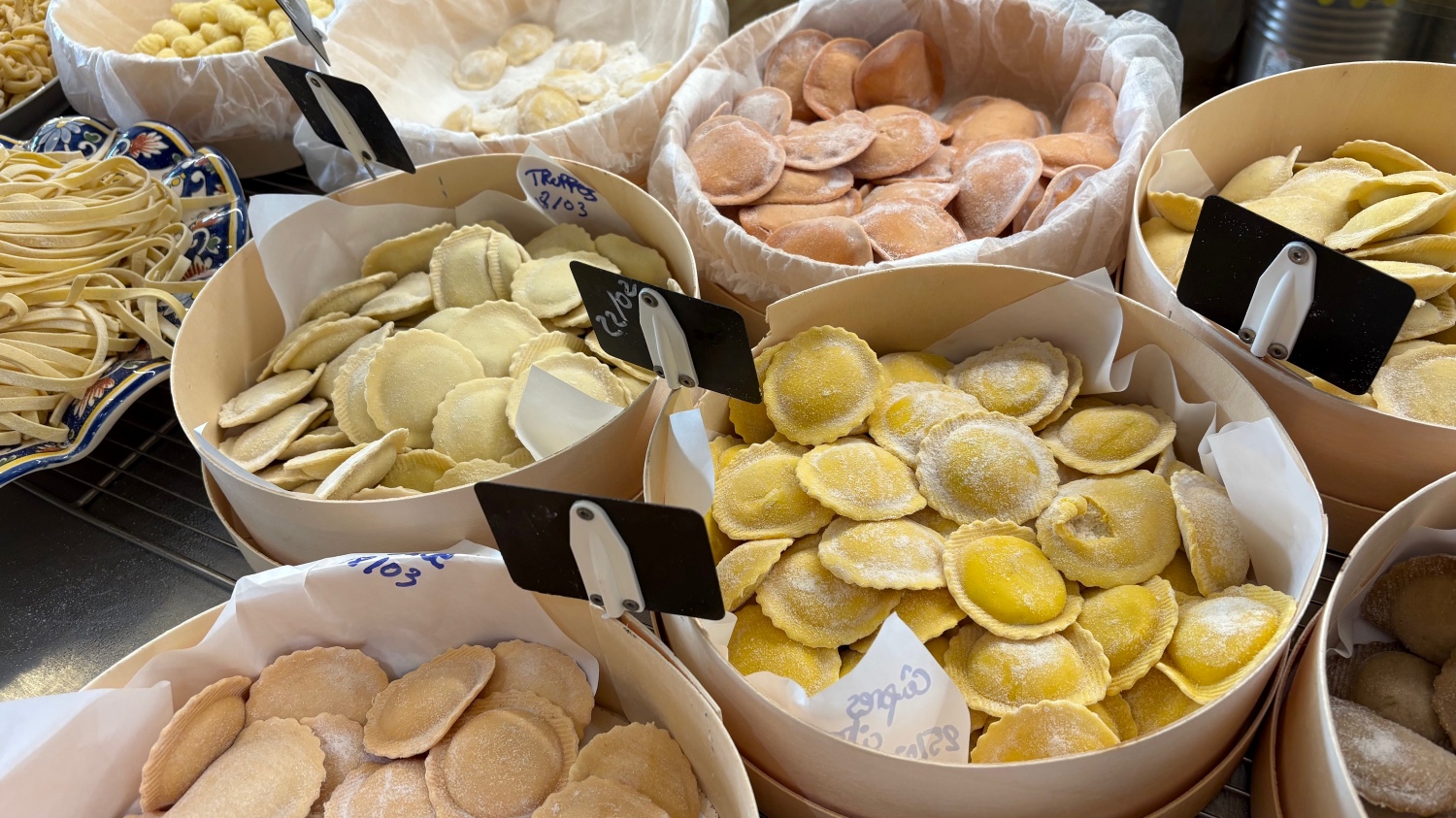 Pâtes fraîches la Bottega épicerie à Lille