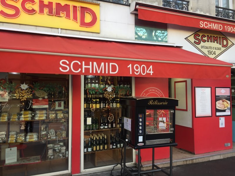 Schmid l'alsacien gourmand à Paris