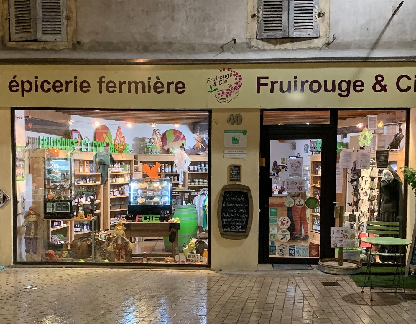 Fruirouge et compagnie, l'épicerie fermière